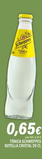 Cash Ifa SCHWEPPES Tónica botella cristal oferta
