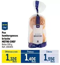Makro Chef select - pan hamburguesas brioche oferta