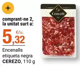 BonpreuEsclat Queserías cerraleña - encenalls etiqueta negra oferta