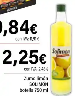 Cash Ifa SOLIMÓN Zumo limón oferta