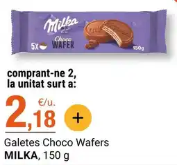 BonpreuEsclat Milka - galetes choco wafers oferta