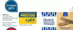 Supermercados La Despensa Grandes hoteles - navajas oferta