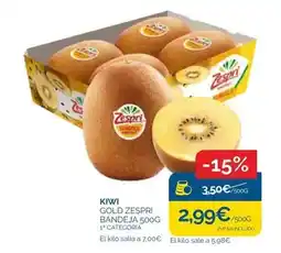 Supermercados La Despensa Zespri - kiwi oferta