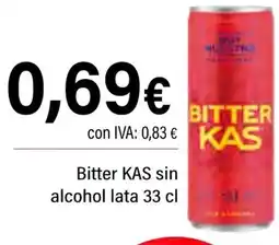Cash Ifa KAS Bitter sin alcohol oferta