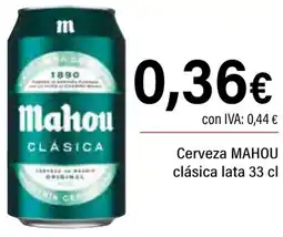 Cash Ifa MAHOU Cerveza clásica oferta