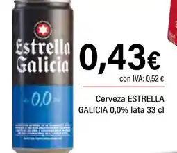Cash Ifa ESTRELLA GALICIA Cerveza 0,0% oferta