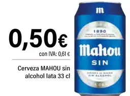 Cash Ifa MAHOU Cerveza sin alcohol oferta
