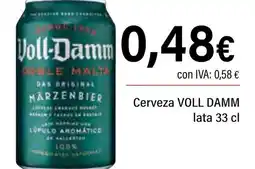 Cash Ifa VOLL DAMM Cerveza oferta