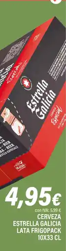 Cash Ifa ESTRELLA GALICIA Cerveza lata frigopack oferta
