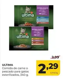 Alimerka Ultima - comida de carne para gatos esterilizados oferta
