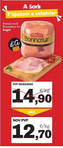 TOP Cash & Carry ARGAL Pernil cuit Bonnatur Or oferta