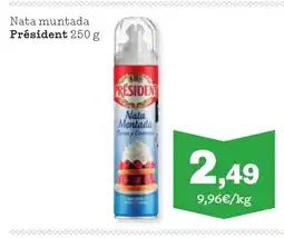 TOP Cash & Carry PRÉSIDENT Nata muntada oferta