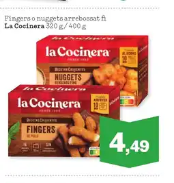 TOP Cash & Carry LA COCINERA Fingers o nuggets arrebossat fi oferta