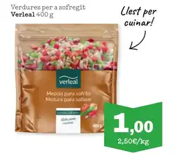 TOP Cash & Carry VERLEAL Verdures per a sofregit oferta
