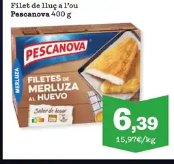 TOP Cash & Carry PESCANOVA Filet de lluç a l'ou oferta