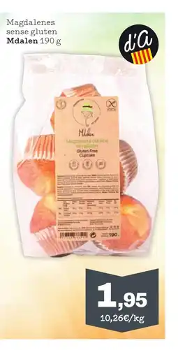 TOP Cash & Carry MDALEN Magdalenes sense gluten oferta