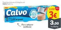 TOP Cash & Carry CALVO Tonyina clara en oli de gira-sol oferta