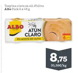 TOP Cash & Carry ALBO Tonyina clara en oli d'oliva oferta
