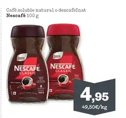 TOP Cash & Carry NESCAFÉ Cafè soluble natural o descafeïnat oferta