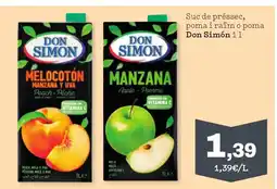 TOP Cash & Carry DON SIMÓN Suc de préssec, poma i raïm o poma oferta