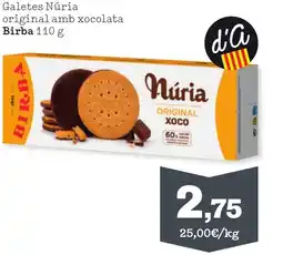 TOP Cash & Carry BIRBA Galetes Núria original amb xocolata oferta