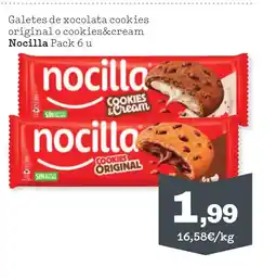 TOP Cash & Carry NOCILLA Galetes de xocolata cookies original o cookies&cream oferta