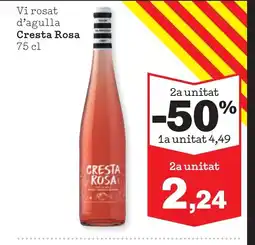 TOP Cash & Carry CRESTA ROSA Vi rosat d'agulla oferta