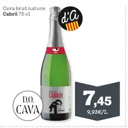 TOP Cash & Carry CABRÓ Cava brut nature oferta