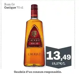 TOP Cash & Carry CACIQUE Rom Or oferta