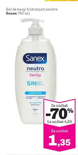 TOP Cash & Carry SANEX Gel de bany hidratant neutre oferta