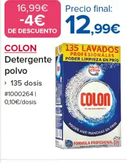 Costco COLON Detergente polvo oferta