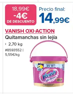 Costco VANISH OXI-ACTION Quitamanchas sin lejía oferta