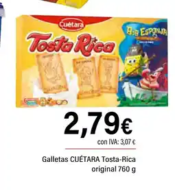 Cash Ifa CUÉTARA Galletas Tosta-Rica oferta