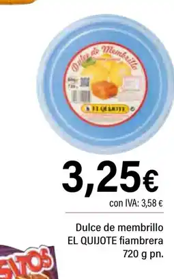 Cash Ifa EL QUIJOTE Dulce de membrillo oferta