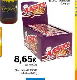 Cash Ifa HUESITOS Chocolatina oferta