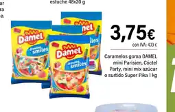 Cash Ifa DAMEL Caramelos goma mini Parisien, Cóctel Party, mini mix azúcar o surtido Super Pika oferta