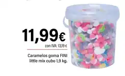 Cash Ifa FINI Carelos goma little mix cubo oferta