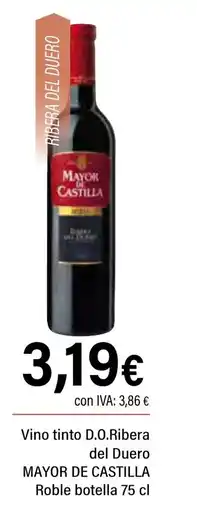 Cash Ifa MAYOR DE CASTILLA Vino tinto D.O.Ribera del Duero oferta