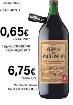 Cash Ifa CASA VALDEPABLO Vermouth casero oferta