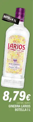 Cash Ifa Ginebra larios botella oferta