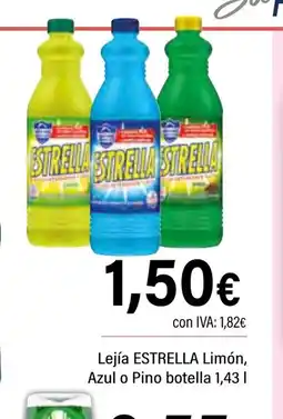 Cash Ifa STRELLA Lejía Limón, Azul o Pino botella oferta