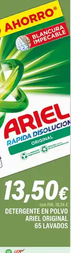 Cash Ifa Detergente en polvo ariel original 65 lavados oferta