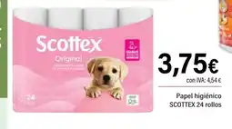 Cash Ifa SCOTTEX Papel higiénico 24 rollos oferta