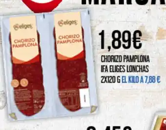IFA ELIGES Chorizo pamplona
