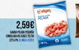 Claudio IFA ELIGES Gamba pelada pequeña congelada oferta
