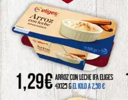 Claudio IFA ELIGES Arroz con leche oferta