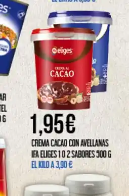 Claudio IFA ELIGES Crema cacao con avellanas oferta