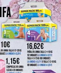 Claudio IFA UNNIA Pañal talla oferta