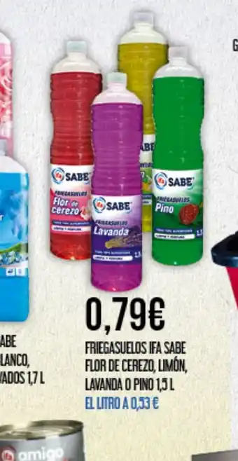 Claudio IFA SABE Friegasuelos flor de cerezo, limón, lavanda o pino oferta