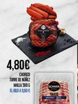 Claudio NAVIDUL Chorizo torre de núñez malla oferta